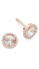 ASTLEY CLARKE - Morganite Leah Stud - Designer Dress Hire