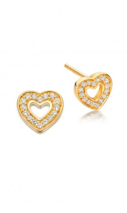 ASTLEY CLARKE - Mini Heart Biography Stud - Designer Dress hire