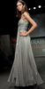 OMAR MANSOOR - Beaded Strap Gown - Designer Dress hire