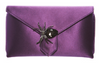 WILBUR AND GUSSIE - Tinker Clutch - Purple - Designer Dress hire 