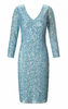 CARMEN MARC VALVO - Twill Peplum Cocktail Dress - Designer Dress hire 