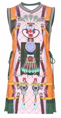 MARY KATRANTZOU - Graphic Technicolour Dress - Designer Dress Hire