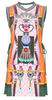 MARY KATRANTZOU - Graphic Technicolour Dress - Designer Dress hire
