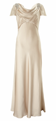 ARIELLA - Amorie Satin Cowl Gown - Designer Dress Hire