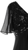 ARIELLA - Ava Chiffon Gown Black - Designer Dress hire