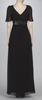 ARIELLA - Ava Chiffon Gown Silver - Designer Dress hire
