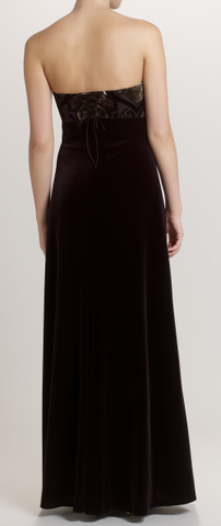 ARIELLA - Lila Velvet Gown - Designer Dress hire