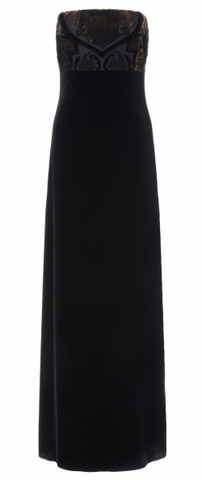 ARIELLA - Lila Velvet Gown - Designer Dress hire