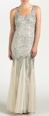 ARIELLA - Serafina Beaded Gown - Designer Dress hire
