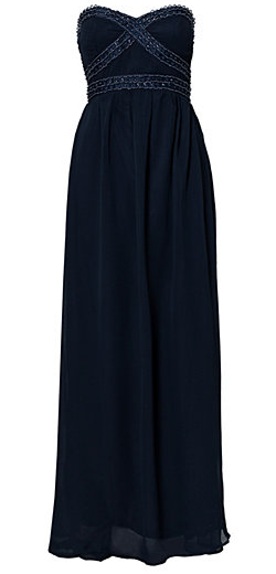 Chiffon Strapless Jewel Dress  Girl Meets Dress