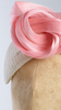 CAMILLA ROSE - Adagio Natural Blush Hat - Designer Dress hire