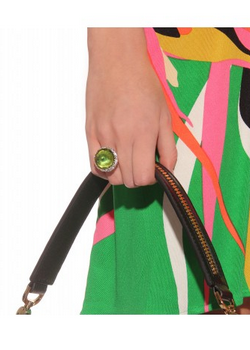 ALEXIS BITTAR - Gold Crown Ring - Designer Dress hire