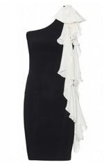 ALICE AND OLIVIA - Zoey Ruffle Dress - Designer Dress Hire