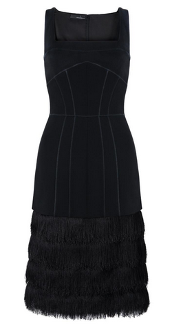 AMANDA WAKELEY - Aluna Fringe Dress - Designer Dress hire