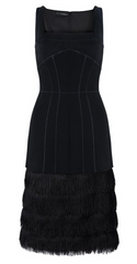 AMANDA WAKELEY - Aluna Fringe Dress - Designer Dress Hire