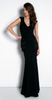 AMANDA WAKELEY - Niara Scuba Gown Black - Designer Dress hire