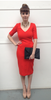 AMANDA WAKELEY - Susara Papaya Dress - Designer Dress hire