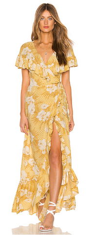 AMUSE SOCIETY - Frill Seeker Maxi Dress - Designer Dress hire