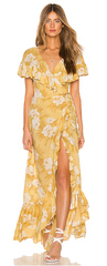 AMUSE SOCIETY - Frill Seeker Maxi Dress - Designer Dress Hire