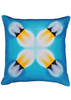 ANJALI HOOD - Blue Throated Macaw Cushion - Designer Dress hire