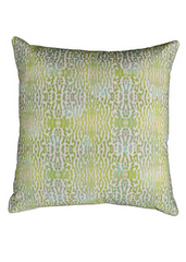 ANJALI HOOD - Green Pigeon Velvet Cushion - Designer Dress Hire