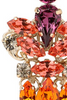 ANTON HEUNIS - Crystal Cluster Earrings - Designer Dress hire
