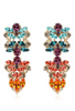ANTON HEUNIS - Crystal Cluster Earrings - Designer Dress hire