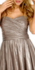 ARIELLA - Ivy Silver Gown - Designer Dress hire