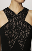 BCBGMAXAZRIA - Black Lace Gown - Designer Dress hire