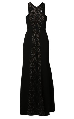 BCBGMAXAZRIA - Black Lace Gown - Designer Dress hire