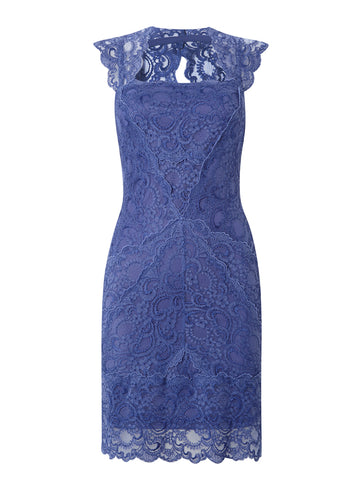 NICOLE MILLER - Eva Dress Indigo - Designer Dress hire