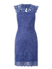 NICOLE MILLER - Eva Dress Indigo - Designer Dress hire