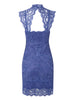 NICOLE MILLER - Eva Dress Indigo - Designer Dress hire