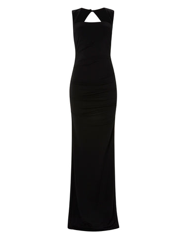 NICOLE MILLER - Felicity Gown Black - Designer Dress hire