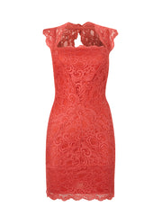 NICOLE MILLER - Eva Dress Watermelon - Designer Dress Hire