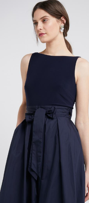 Ralph lauren online navy evening dress