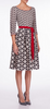 CHI CHI LONDON - Lace Red Dip Hem Dress - Designer Dress hire 