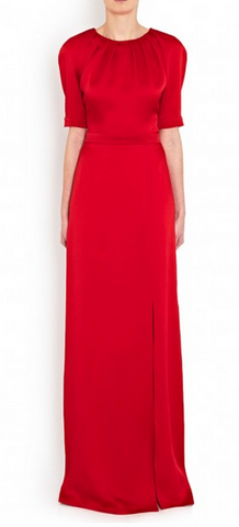 BEULAH - Burgundy Painted Lady - Designer Dress hire