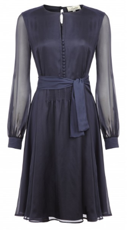BEULAH - Sabitri Dress Navy - Designer Dress hire