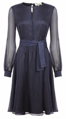 BEULAH - Sabitri Dress Navy - Designer Dress Hire