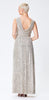 ARIELLA - Cardi Silver Maxi Dress - Designer Dress hire