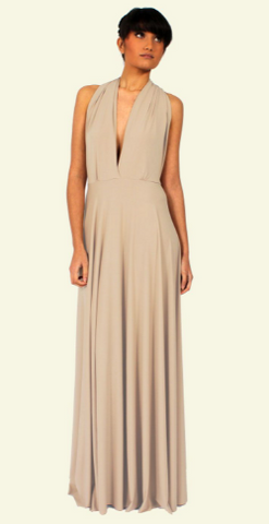 WILLOW & PEARL - Willow Multiway Blush Dress - Designer Dress hire