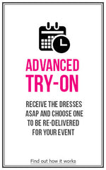 -- - Advance Try On - Designer Dress Hire
