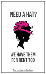 -- - Hats - Designer Dress Hire