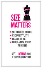 -- - Size Matters - Designer Dress hire