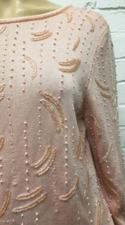 BRENO - Silk Beaded Top - Designer Dress hire