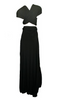 BUTTER BY NADIA - Jersey Gown Black - Designer Dress hire