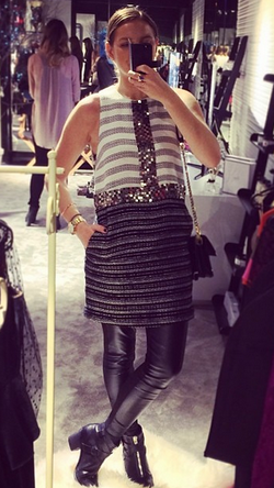 BY MALENE BIRGER - Rasminel Mixed Media Dress - Designer Dress hire