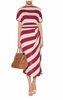 BY MALENE BIRGER - Striped Raspberry Dress - Designer Dress hire