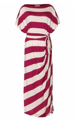 BY MALENE BIRGER - Striped Raspberry Dress - Designer Dress Hire